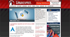 Desktop Screenshot of linuxexpres.cz