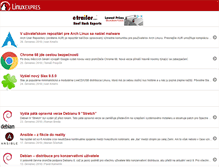 Tablet Screenshot of linuxexpres.cz